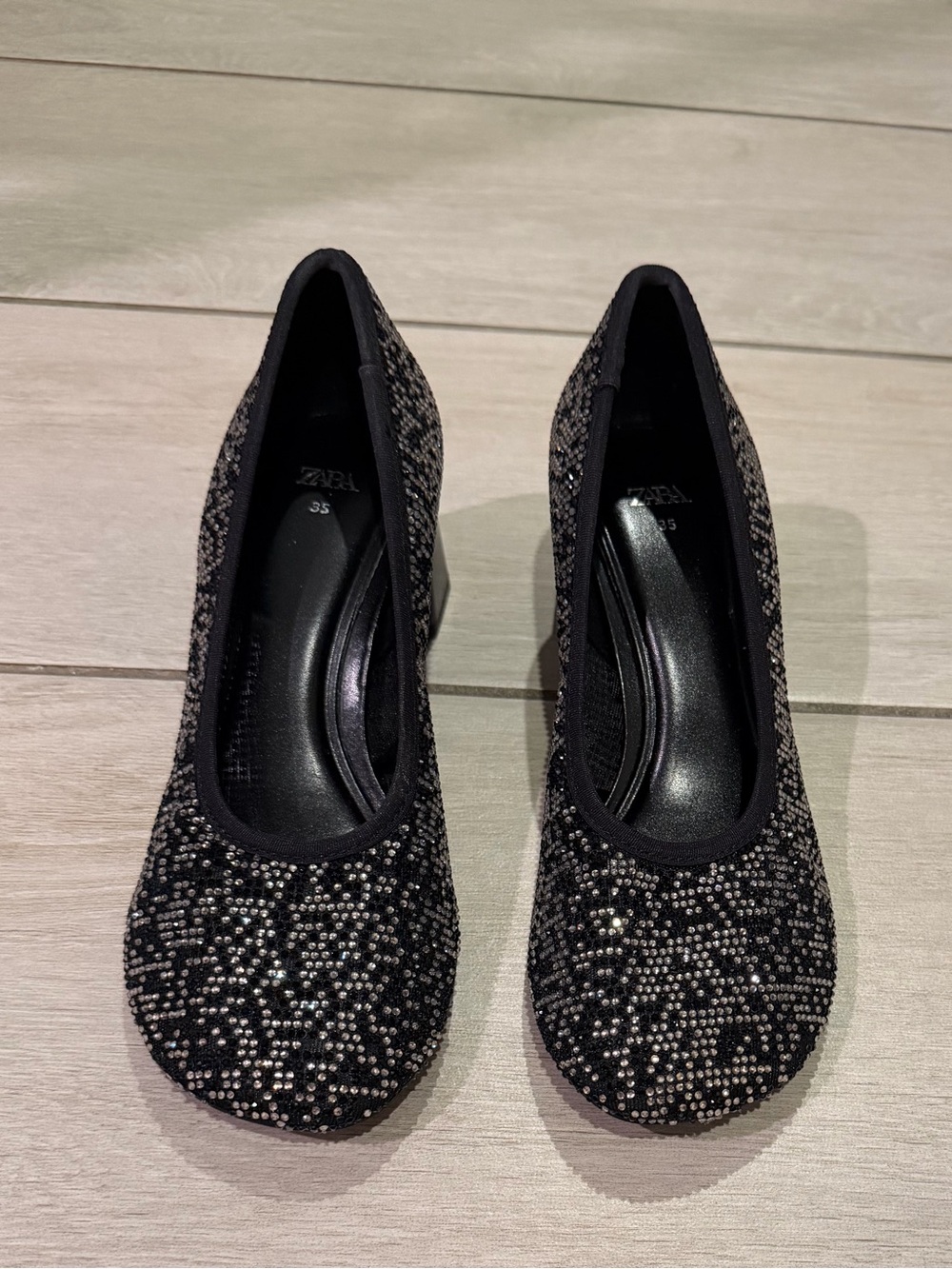 ZARA Rhinestone heel - Picture 5 of 14